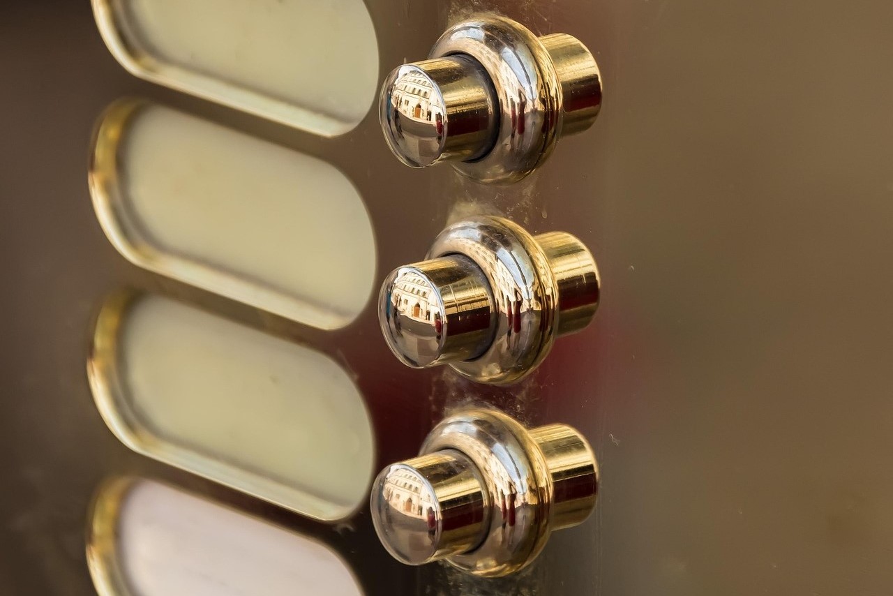 Klingel Namensschilder vom Schlüsseldienst